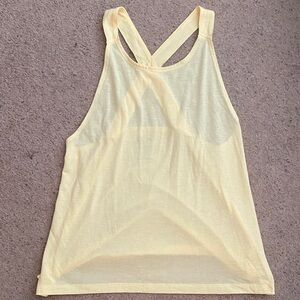 Women's yellow Reebok Les Mills Top